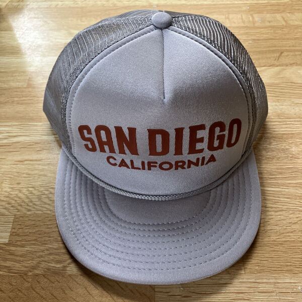 califolks mesh cap San Diego California gray silver グレー シルバー カリフォルクス メッシュキャップ 帽子