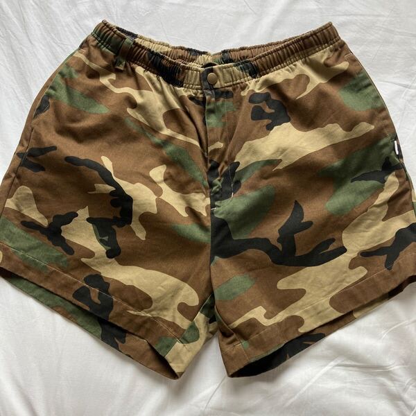 WAX WX0337Classic chino shorts camo Lサイズ クラシックチノショーツ カモフラ 迷彩 ショートパンツ ハーフパンツ 短パン THM