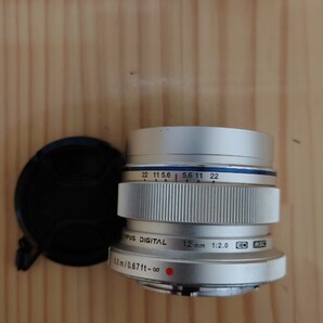 ★実用美品★ OLYMPUS オリンパス M.ZUIKO DIGITAL 12mm F2.0 シルバー