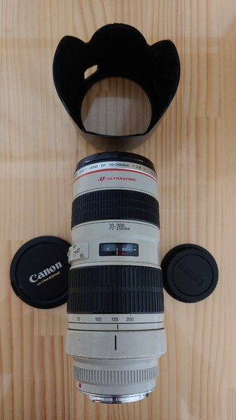 ★実用品★ Canon キャノン EF 70-200mm F2.8 USM 人気 白レンズ♪