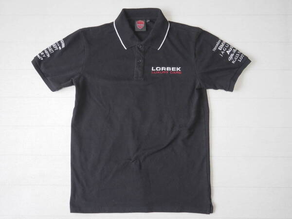 ☆送料無料☆ LORBEK LUXURY CARS USA直輸入 古着 半袖 企業もの ポロシャツ メンズ M ブラック トップス 中古 即決