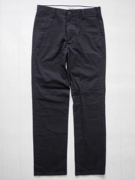 ☆送料無料☆ DOCKERS ドッカーズ USA直輸入 古着 ロングパンツ トラウザー チノパン メンズ 30 スリムフィット ブラック ボトムス 中古