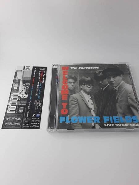 帯付き WELCOME TO FLOWER FIELDS LIVE SHOW 1986 DVD付 CD THE COLLECTORS ザ コレクターズ 3H29-05@ 中古