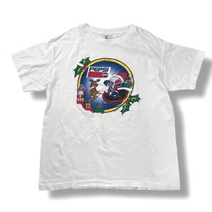 美品 90s ペプシコーラ プリント Tシャツ クリスマス ヴィンテージ XL
