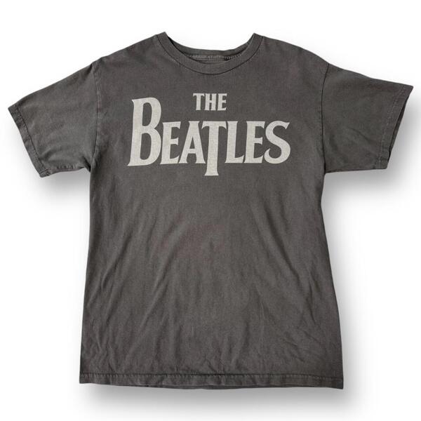 THE BEATLES ザ・ビートルズ ロゴ バンドTシャツ Tシャツ 古着 M