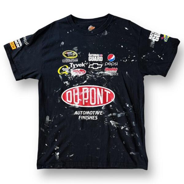 NASCAR ナスカー レーシング Tシャツ DUPONT 古着 総ロゴ 00s