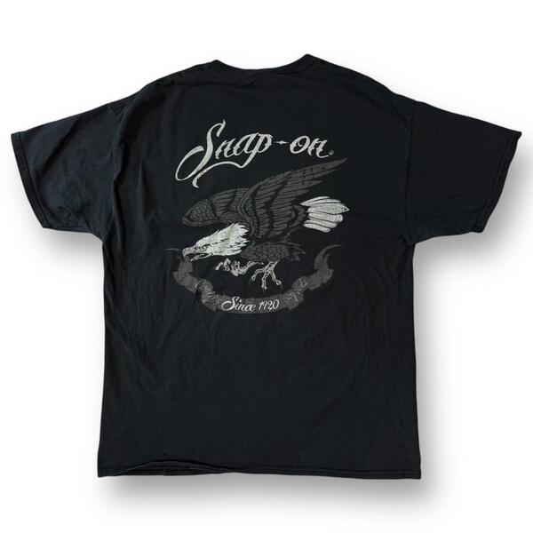 snap-on スナップオン イーグル 鷹 プリント Tシャツ 古着 車 工具