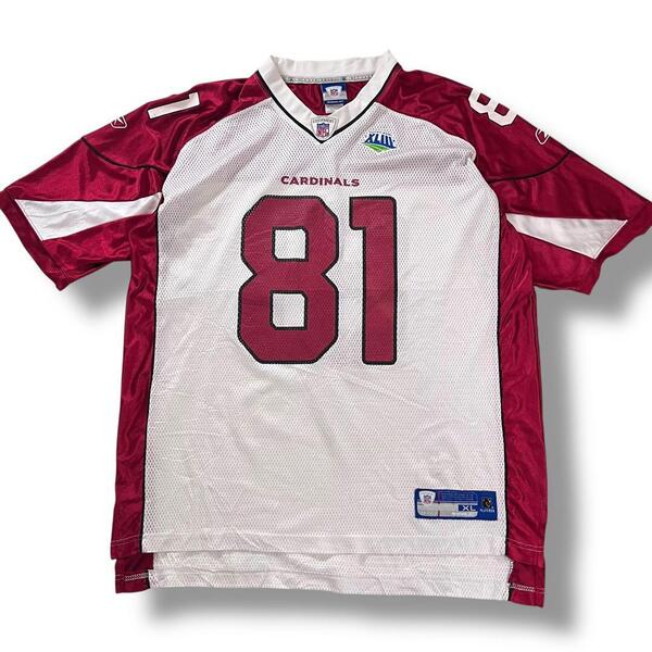 NFL カーディナルス ボールディン ゲームシャツ 古着 XL Reebok