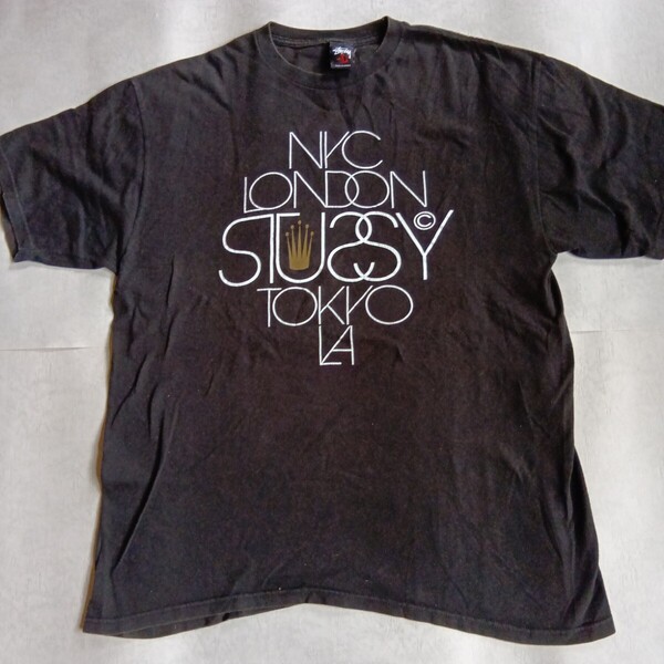 最終価格!◆人気デザイン!ファン必見です!ステューシー◆STUSSY◆Tシャツ◆黒◆L◆Tシャツ◆他でも即決出品中!早い者勝ちです!