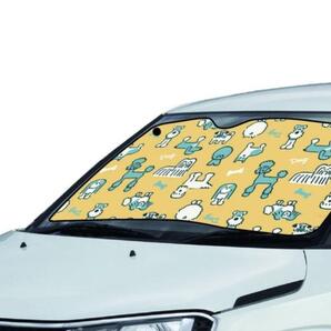 サンシェード 犬柄 コンパクトカー 軽自動車 軽用 カーサンシェード