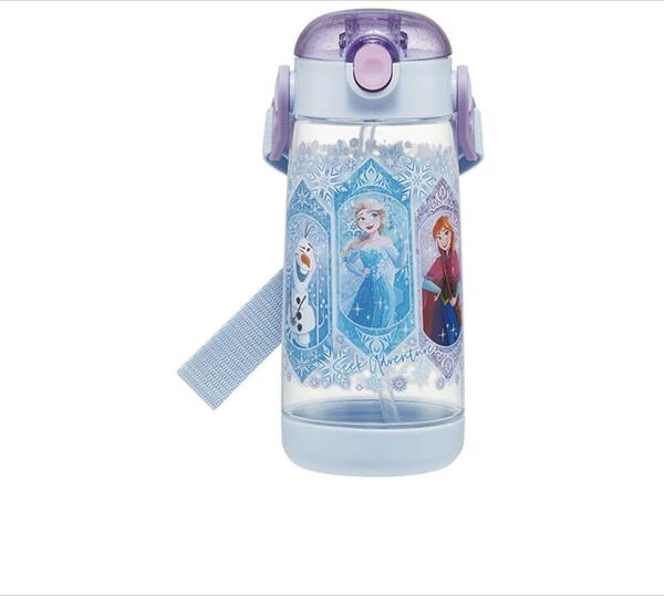 ワンプッシュストローボトル 480ml 【アナと雪の女王 25 水筒 スケーター