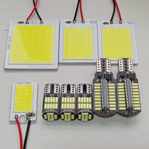 バモス ホビオ ルームランプ バックランプ 車幅灯 ナンバー灯 9個セット T10 LED 超爆光 ホワイト ホンダ /72/26/c48/c24/c18