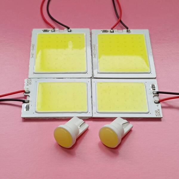ZRR80系 エスクァイア 超爆光! T10 LED ルームランプ COB 全面発光 6個セット ホワイト トヨタ /c48/c24/c1