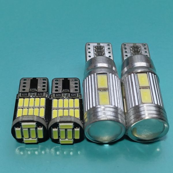 AHR20系 エスティマ ハイブリッド 爆光!バックランプ スモール ポジション球 T10 T16 LED 4点セット ホワイト /10/26