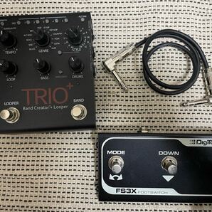 Digitech trio plus + fs3x footswitch デジテック トリオ+