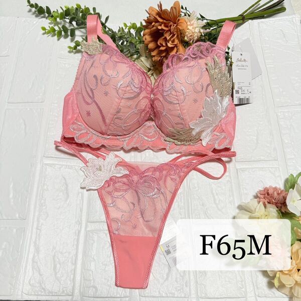【新品】wacoal サルート 87 ブラ ソングセット F65M RP ワコール salute Tバックショーツ 魔法少女 セーラームーン