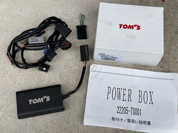 TOM'S パワーボックス 22205-TS001 8AR-FTS トムス POWER BOX レクサス LEXUS トヨタ TOYOTA ターボ ブーストアップ