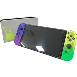 Nintendo HEG-S-KCAAA HEG-001 Nintendo Switch 有機EL スプラトゥーン3 エディション スイッチ ゲーム機 本体 任天堂 中古 良好 H10046974