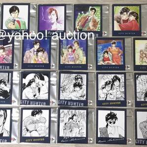 2025 シティーハンター 40周年記念 POP UP STORE 新宿マルイ フォト風カードコレクション レア 箔押しサイン入り 全種 21枚 コンプリート