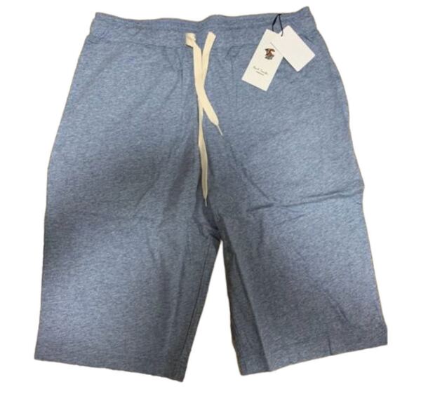 『新品』ポールスミス ハーフパンツ ルームウェア 7466 サックス サイズL