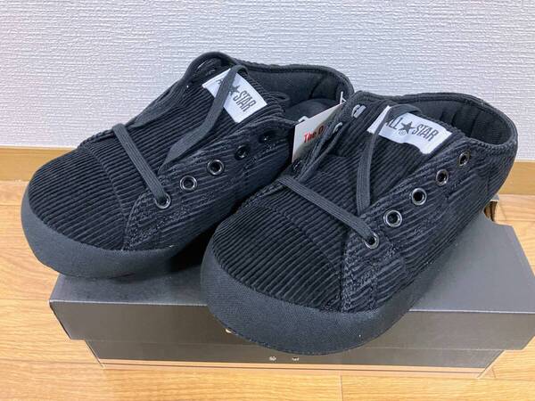 新品【25.0~26.0cm】コンバース オールスター RS コーデュロイ OX ブラック【CONVERSE】