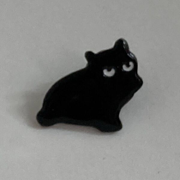 新品送料無料 黒猫のブローチ ミニブローチ ピンバッジ ピンブローチ 動物 アニマル 猫 cat かわいい おしゃれ ねこ cat