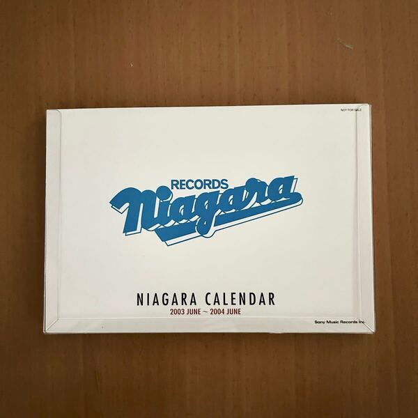 新品★ 大滝詠一 NIAGARA CALENDAR 2003 - 2004 曜日が今年と一緒です ポストカード ナイアガラ・カレンダー 大瀧詠一