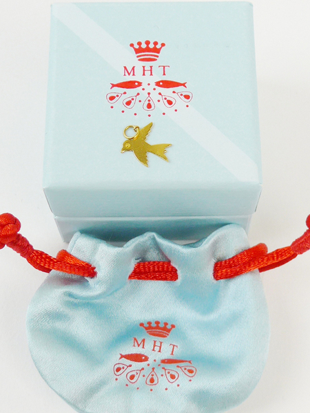 MHT Marie-Helene de Taillac マリーエレーヌ ドゥ タイヤック 22KYG ソング バード チャーム ペンダント ネックレス Drawer 箱・保存袋
