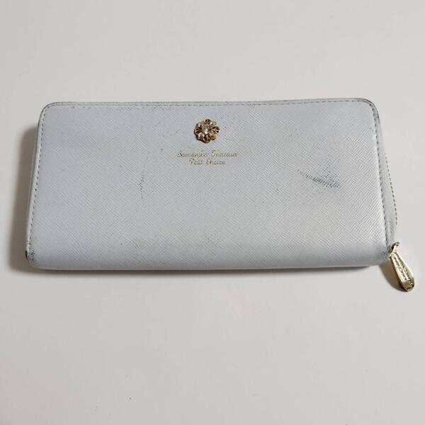 中古 Samantha Thavasa Petit Choice サマンサタバサ 長財布 ロングウォレット 財布 ラウンドファスナー ラウンドジップ レディース