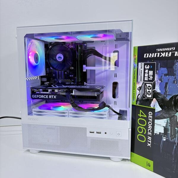 新品グラボ&新品ケース使用 自作ゲーミングPC i7 8700K RTX4060 #A224