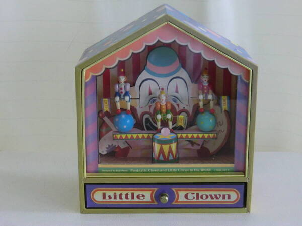 Little Clown むらいこうじ Koji Murai Clown Museum ピエロ サーカス オルゴール 1993年 動作確認済 アンティーク レトロ 置物 小物入れ