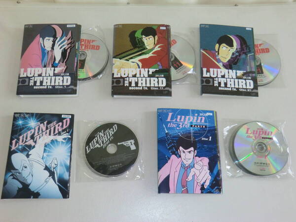 ルパン三世 ファースト 全5枚組+ セカンド 全26枚組+パート3 全10枚組=全41枚セット LUPIN THE THIRD first second PARTⅢ レンタルDVD