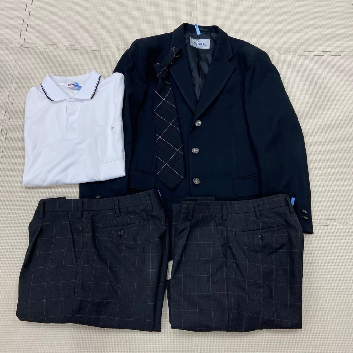 OT82-1 (中古) 栃木県 さくら清修高校 男子学生服 8点セット