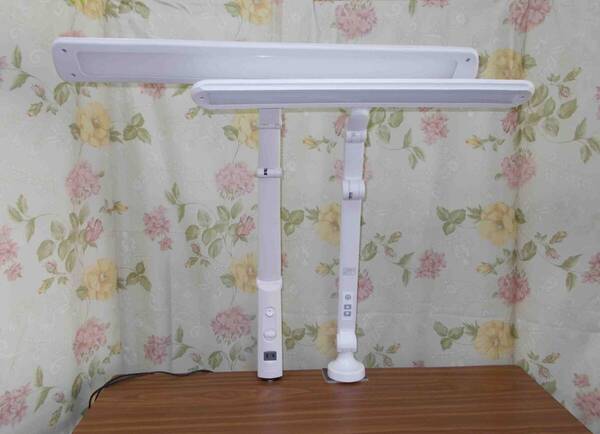 デスクライト 幅広68cm(通常品56cm) 展示処分 LED 12W 調光 LDY-1917TN 角度調節 T型ライト クランプ付 パソコン机 事務机