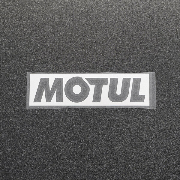 新品・未使用☆MOTUL モチュール カッティングステッカー シルバー 1枚 縦40mm×横150mm |デカール|切り文字|切文字|新品|送料無料