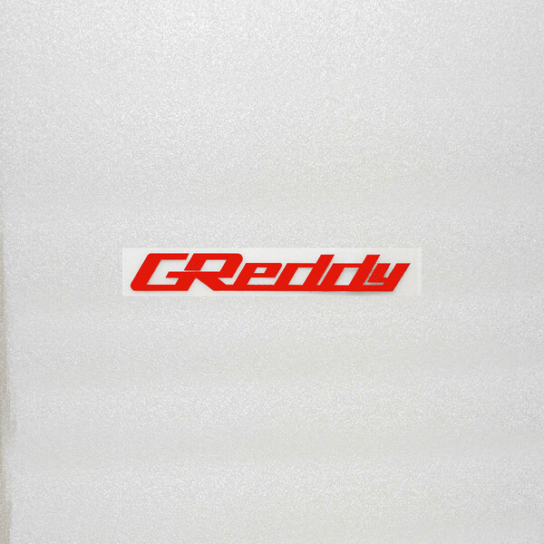 新品・未使用☆GReddy グレッディ カッティングステッカー レッド 1枚 縦15mm×横110mm |切り文字|切文字|新品|送料無料|匿名配送