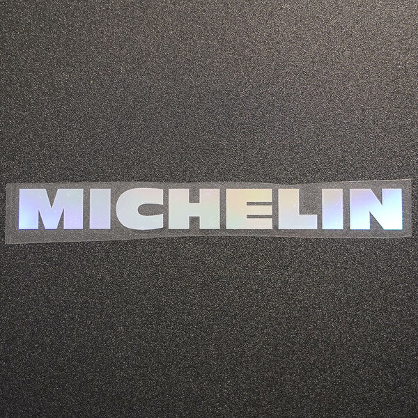 新品・未使用☆MICHELIN ミシュラン カッティングステッカー オーロラ 1枚 縦21mm×横202mm デカール|切り文字|切文字|新品|送料無料