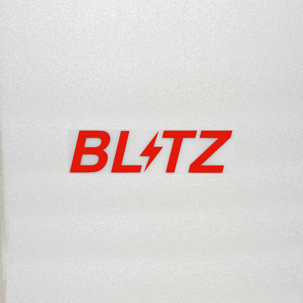 新品・未使用☆BLITZ ブリッツ カッティングステッカー レッド 1枚 縦29mm×横110mm |デカール|切り文字|切文字|新品|送料無料|匿名配送