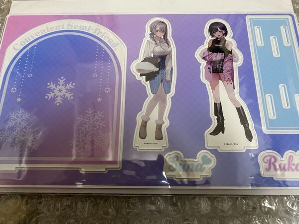 好都合セミフレンド アクリルジオラマプレート 久留真珠海 浜薔薇輝子 ポップアップストア アクリルスタンド 宅急便発送 千種みのり