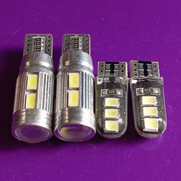 JF1/2 NBOX カスタム 前期(N-BOX) 爆光!バックランプ スモール ポジション球 T10 T16 LED 4点セット ホワイト /10/6