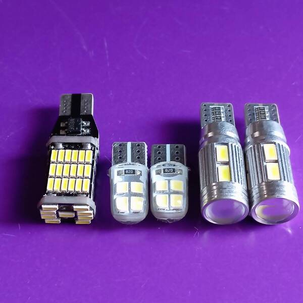 51 52系 62系 DA63T DA16T キャリー トラック 超爆光!T10 LED ルームランプ バックランプ ナンバー灯 5個セット スズキ /45/10/c8