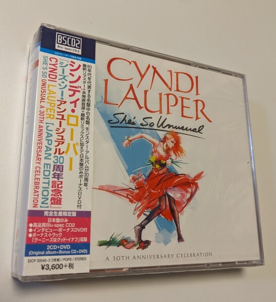 匿名配送 CD シンディ・ローパー シーズ・ソー・アンユージュアル30周年記念盤 2CD+DVD 完全生産限定盤 CYNDI LAUPER 4547366214420