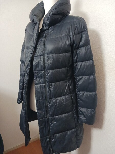 UNIQLO ユニクロ ダウンコート ロング 黒 S