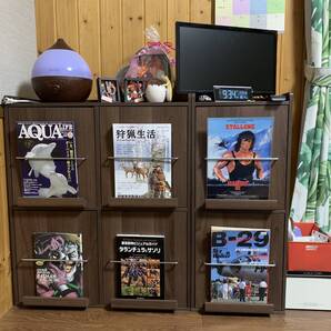☆見せる収納 ディスプレイラック マガジンラック 高品質 安全設計 操作簡単 3