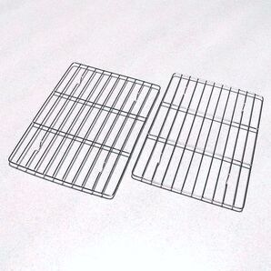 オーブンレンジ用 グリル皿用 焼き網・焼網 2枚セット 食洗器に便利 ■ Panasonic角皿 A0603-1K20 A0603-1T60 A0603-1S30 等々