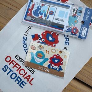 EXPO2025大阪・関西万博 限定ミャクミャク×イコちゃん 記念ICOCA+オリジナルパスケース 新品/JR西日本公式/数量14800セット
