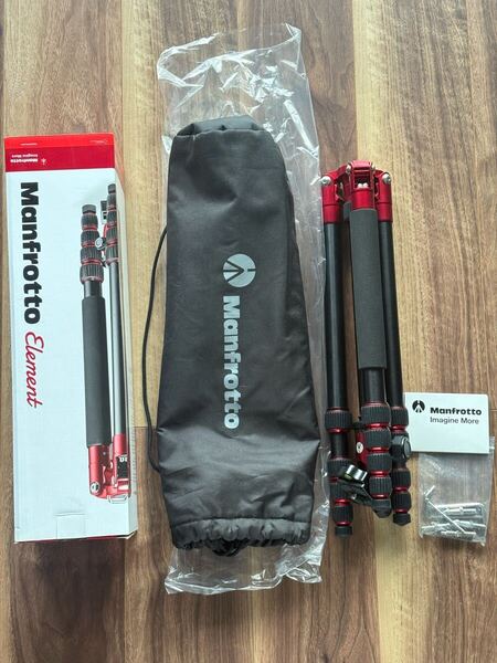 マンフロット manfrotto element エレメント 軽量 トラベル 三脚 MKELEB5RD-BH