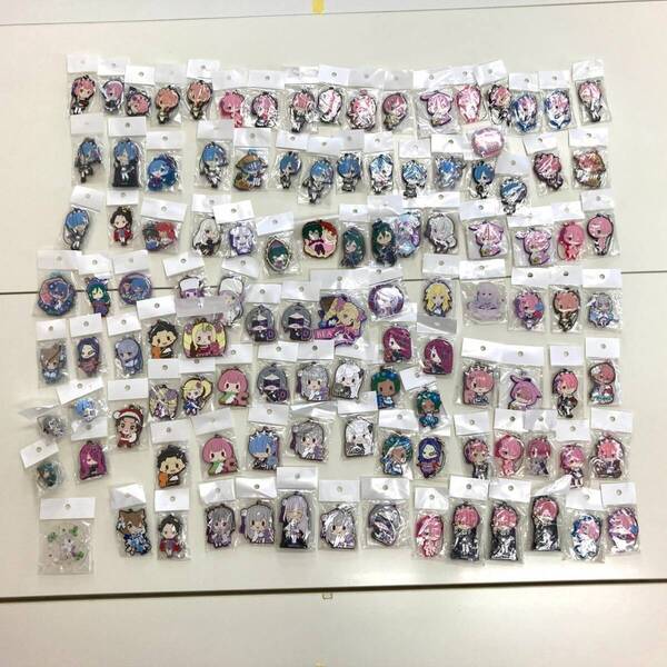 K-0004 115個セット Re:ゼロから始める異世界生活 リゼロ キーホルダー アニメグッズ アクリルキーホルダー ラバーストラップ