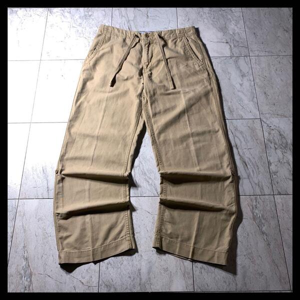00s OLD GAP リネン コットン イージー ワイド パンツ スラックス