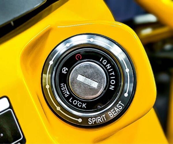 CC110 クロスカブ110 キーシリンダーリムガード チタンカラー